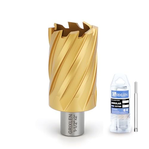 1-1/2"x2 HSS Annular Cutter，Diameter 1-1/2"，Cutting Depth 2" - size: 1-1/2x2"