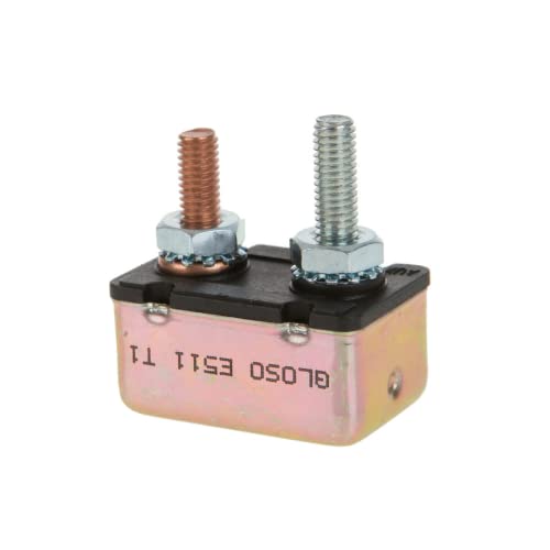 GLOSO Circuit Breakers Stud Bolt Type for Truck Bus RV Automotive Motorcycle No Bracket Metal Cover Auto Reset (T1) - 1 Pack (15A) E511 - color: 1 Pack, size: 15A