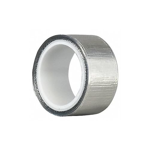3M 433 Shiny Silver Aluminum Foil Tape, 2" Width x 5yd Length (1 roll)