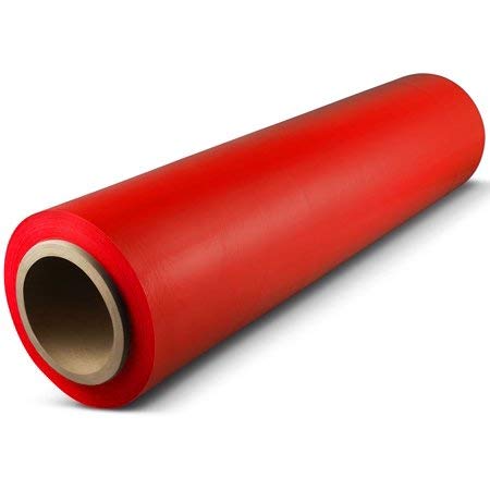 18"x 1500 FT Roll - 80 Gauge Thick + Heavy Duty .Stretch wrap Moving & Packing Wrap. Industrial Strength, Plastic Pallet Shrink Film Ideal for Furniture, Boxes, Pallets… (RED), 2 Pack) - color: Red, size: 2 PACK