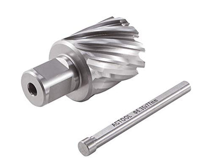 1-5/16" Diameter × 1" Depth of Cut HSS ANNULAR Cutter with 3/4'' Weldon Shank - size: 1-5/16'' x 1''