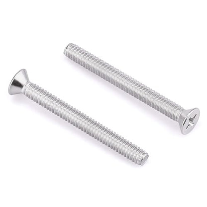 #6-32 x 1-3/4" Phillips Flat Head Machine Screws, 304 Stainless Steel (18-8), Coarse Thread UNC Fully Threaded, 50-Pack - size: #6-32 x 1-3/4"
