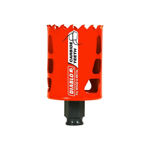 Diablo Carbide Teeth Hole Saw - 2" Diameter, 2-3/8" Length - size: 2 in