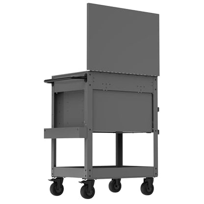 CRAFTSMAN Tool Chest with Wheels, Rolling Cart with Drawers, Power Outlets and USB Port, Steel Storage Tool Cabinet with 4 Drawers, Toolbox on Wheels, Supports up to 700 lbs, Grey (CMST98276GB) - color: Grey