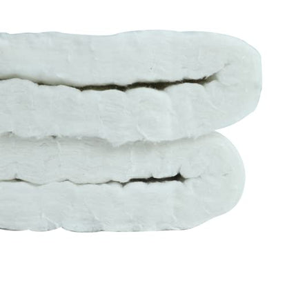 1"x24"x96",2400F Ceramic Fiber Fireproof Insulation Blanket, Applicable to Furnace, forging, kiln and Stove - size: 1inch (Thick) x24inch x96inch