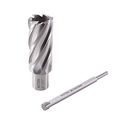 1-1/16" Diameter × 2" Depth of Cut HSS ANNULAR Cutter with 3/4'' Weldon Shank - size: 1-1/16'' x 2''