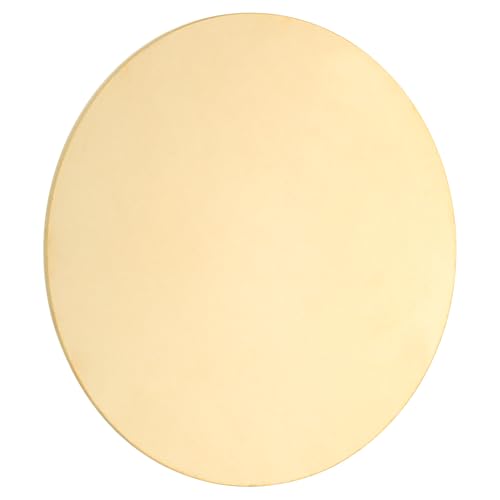 uxcell Brass Round Plate 0.06"(1.5mm) Thick 4"(100mm) Dia H62 - size: 1.5mm x 100mm