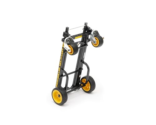 Rock-N-Roller R2G (Micro Ground Glider) 8-in-1 Folding Multi-Cart/Hand Truck/Dolly/Platform Cart/26" to 39" Telescoping Frame/350 lbs. Load Capacity, Black - style: Ground Glider