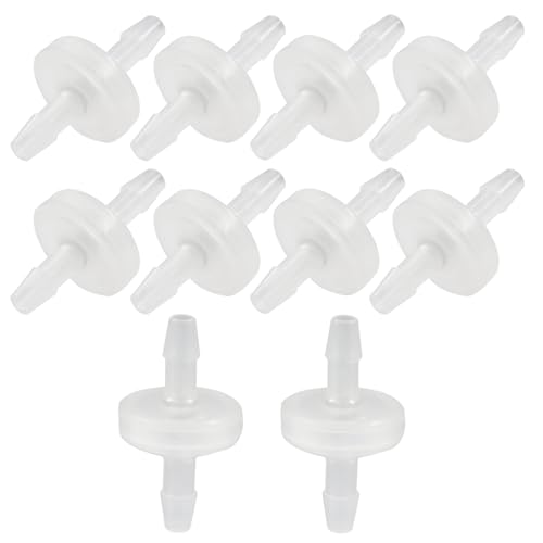 10 Pack 3/16 Inch (4MM) Plastic Check Valve - size: 4mm