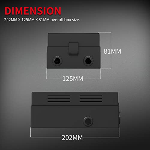 DAIERTEK Fuse Relay Box 12V Automotive 10 Slots Relay Holder 15 Slots ATC/ATO Fuse Holder Universal Fuse and Relay Box Block for Automotive Truck Marine Boat - color: Relay Box