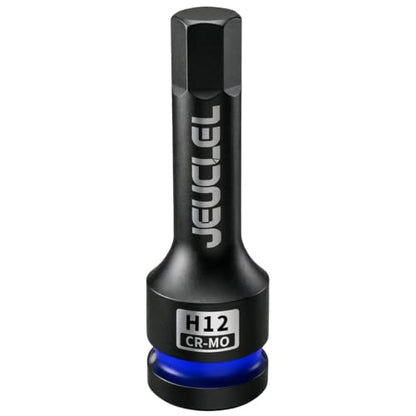 12mm Hex Impact Bit Socket, H12 1/2" Drive Allen Socket, Cr-Mo - size: 1PC | H12 12MM