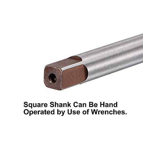 uxcell 5/16" Hand Reamer H8 Accuracy Alloy Tool Steel 6 Flutes Straight Shank Milling Cutter Tool - size: 5/16"