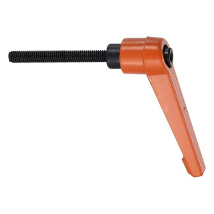 uxcell Clamping Lever Handles for Lathe, M5x40mm Male Thread Orange - size: M5x40mm
