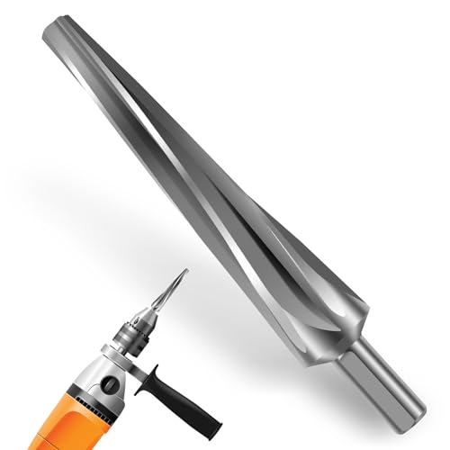 7 Degree Ball Joint Tapered Reamer 6542 Multi-Use Shank Drilling Tools 1-1/2 Per Foot High-Speed Tool Tapered Reamer Tie Rod