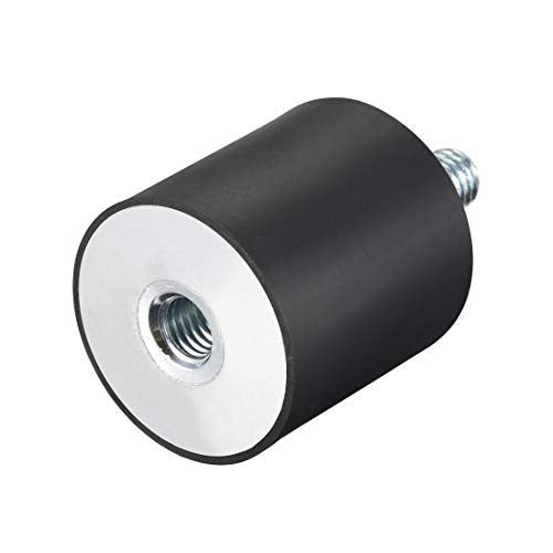 uxcell M10 Male Female Rubber Mounts, Shock Absorber, for Motor Generator Compressor Garage Reverse Osmosis Pump Impact Air Generator Car Bobbins, D40mmxH40mm - size: M10*23 D40*H40