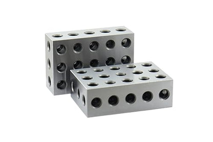 Shars (1 Pair) 246 Precision Blocks (2"x 4"x6") w/23 Holes Set 303-5600 S] - size: 2-4-6 blocks