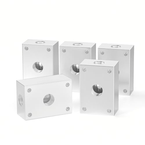TAILONZ PNEUMATIC 1/4 Inch od Push-in connection shunt Push to Connect Fittings Manifold Block Assembly Pneumatic Fittings (Pack of 5) - size: 1/4"NPT-5PCS