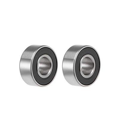 uxcell 1604-2RS Deep Groove Ball Bearings 3/8x7/8x11/32" Chrome Steel 2pcs - size: 3/8"x7/8"x11/32"