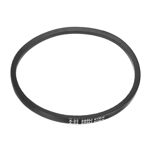 uxcell 5Pcs A23 Classic Wrapped Rubber V-Belt, 25" Lo x 0.51" W x 0.32" H - size: A23