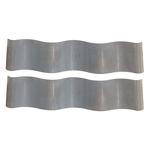 1/8 Inch Wavy Steel Parallel Set, Parallel Blocks Set of 9 Pairs Corrugated Parallel Spacers