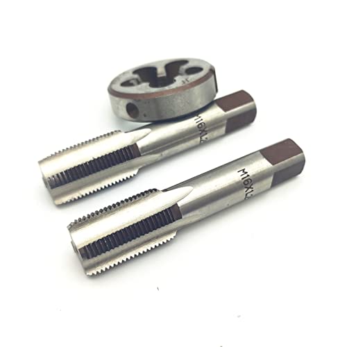 AtticZone M16 x 1.25 Metric Hand Thread Tap and Die Set, Right Hand - size: M16x1.25