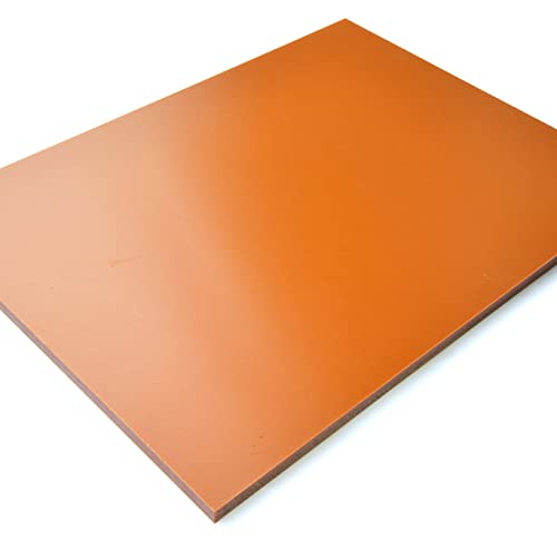 Red Bakelite Phenolic Laminated Resin Sheet Plate Board 10x300x400mm PCB Used in Electrical and Electronic Fixtures, DIY and Crafts - size: 10x300x400MM