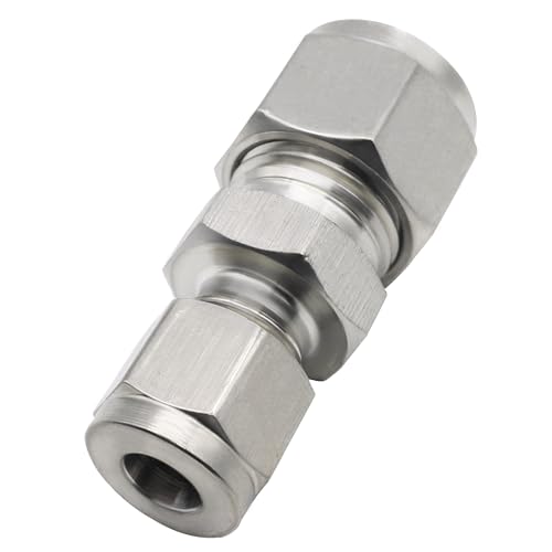 Stainless Steel 304 Compression Reducer Union 10mm OD x 6mm OD 2pc - size: 6mmx10mm OD
