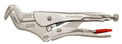 Powerbuilt 9-Inch Parrot Nose Pliers Hand Tool, Adjustable Locking Jaw, Non-Slip Grip on Pipes and Bolts, Car Vehicle Repair, Sinks, Home Improvement Tools - 642896