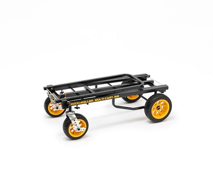 Rock-N-Roller R18RT (Mega Plus) 8-in-1 Folding Multi-Cart/Hand Truck/Dolly/Platform Cart/42" to 60" Telescoping Frame/700 lbs. Load Capacity, Black - style: R18RT