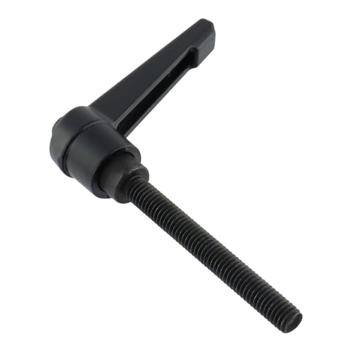 Clamping Lever Handles M6 x 50mm Push Button Ratchet Lever Male Threaded Stud Adjustable Handles Hand Knobs Rotating Screw Handles Bolts with Locking Lever -6pcs - size: M6 x 50mm