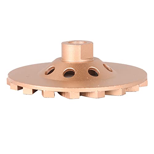 Diamond Cup Surface Grinding Wheel 5 in 18 Turbo 5/8 in - 11 Rod Concrete Grinding Wheel Disc, for Granite, Stone, Marble, Masonry, Concrete - size: 5 In