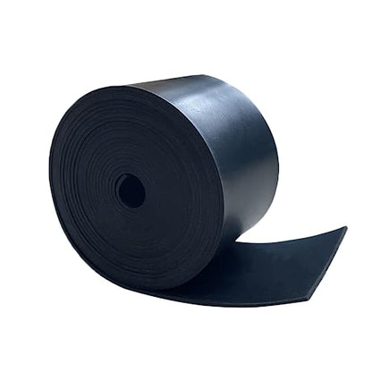 Solid Rubber Strip Roll 1/16 (.062)" Thick X 2" Wide X 10'Long - size: 2"X10'X1/16, style: No Adhesive