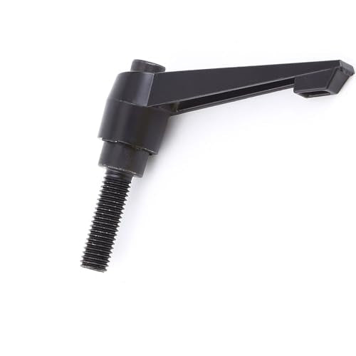 Ymiko Fixing Handle M10x25 Ratcheting Clamping Lever with Stud .5 Thread Coated Steel for Machinery Equipment - size: M10*25