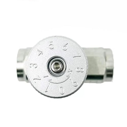 Hydraulic Flow Control Needle Valve 1/2 Inch Throttle Check Valve NPT 5800PSI One Way For Hydraulic Oil Gas - size: 1/2