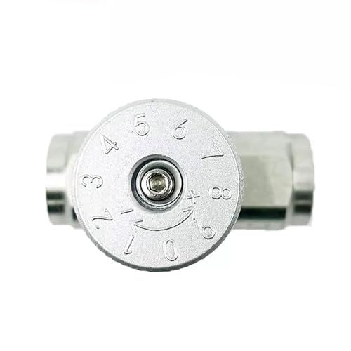 Hydraulic Flow Control Needle Valve 1/2 Inch Throttle Check Valve NPT 5800PSI One Way For Hydraulic Oil Gas - size: 1/2