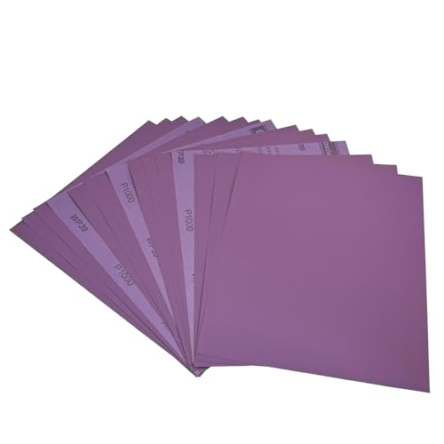 1000 Grit Wet Dry Sandpaper, 15pcs 9 x 11 Inch Sanding Sheets - style: Grit 1000