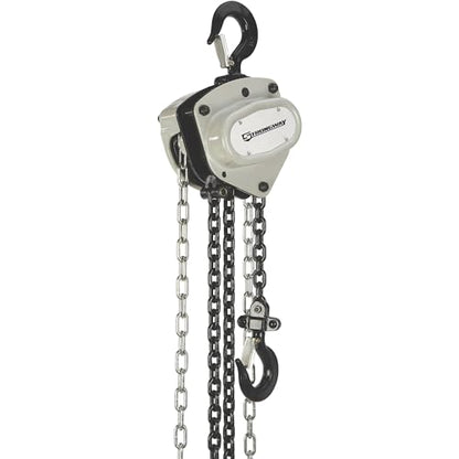 Strongway Manual Chain Hoist, 4,400-Lb. Capacity, 20ft. Lift