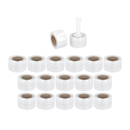PSBM 684 Rolls 3 Inch x 1000 Feet Mini Stretch Film/Wrap with Plastic Handle, Industrial Strength Clear Shrink Plastic Wrap for Moving, Packing, Shipping, Bundling & Storage - size: 3 Inch, style: 684 Rolls