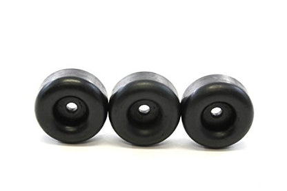 Red Hound Auto 3 Rubber Bumpers for Trailer Compatible with Ramp Door Truck 2.5 Inches Round Replacement Cargo Stop