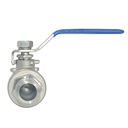 1Pcs Full Port Ball Valve 1/2'' - Heavy Duty Male NPT (MNPT) X Female NPT (FNPT) Thread with Long Handle Switch,Stainless Steel 304 for Water, Oil, and Gas,1000WOG - size: 1/2''