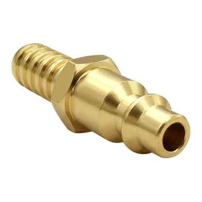 Joywayus 2PCS 3/8" Barb x 1/4" Coupling Industrial Air Hose Quick Connect - size: 1/4 inch