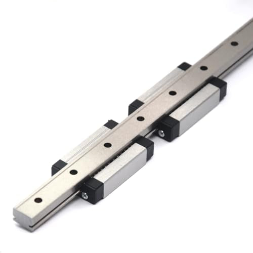 350mm MGN12 Linear Rail Guide with Dual Black MGN12H Carriage Block for 3D Printer and CNC Machine - size: 350mm, style: Rail + 2 x MGN12H(Black)