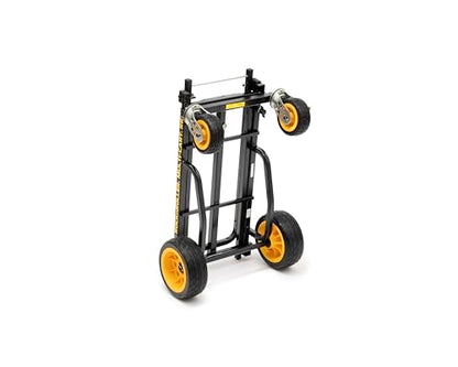 Rock-N-Roller R6G (Mini Ground Glider) 8-in-1 Folding Multi-Cart/Hand Truck/Dolly/Platform Cart/28" to 42.5" Telescoping Frame/500 lbs. Load Capacity, Black - style: R6G