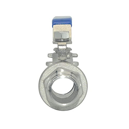 1Pcs Full Port Ball Valve 1'' - Heavy Duty Male NPT (MNPT) X Female NPT (FNPT) Thread with Long Handle Switch,Stainless Steel 304 for Water, Oil, and Gas,1000WOG - size: 1''