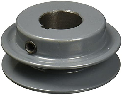 AK25 3/4" Inch Bore One Groove cast Iron Solid Pulley with OD 2.5" inch ID 3/4" Inch for V-Belts Size 4L, 5L