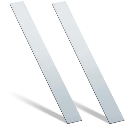 Yaocom 2 Pcs 304 Stainless Steel Flat Bar, 36" L,2" W,1/8" T - size: 36" L,2" W,1/8" T
