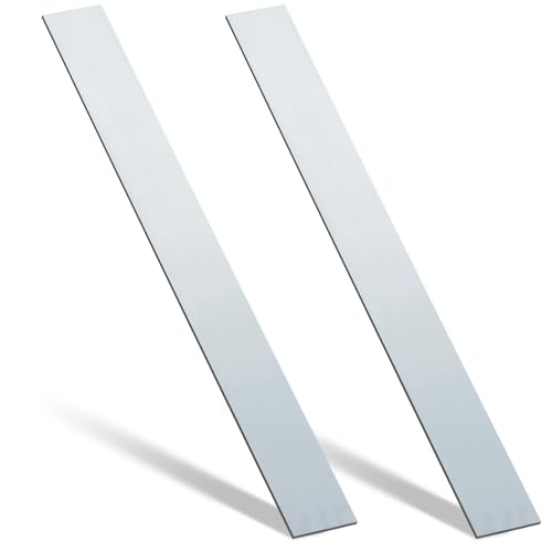Yaocom 2 Pcs 304 Stainless Steel Flat Bar, 36" L,2" W,1/8" T - size: 36" L,2" W,1/8" T