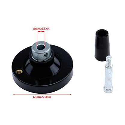 2pcs 63mm Revolving Handle, Hand Wheel, 8mm Hole Diameter