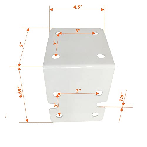 Aquaboon Whole House Mounting Bracket for 10" and 20" Water Filter Housing, Compatible with Pentek 244047, 150578, MC-1A, 150061