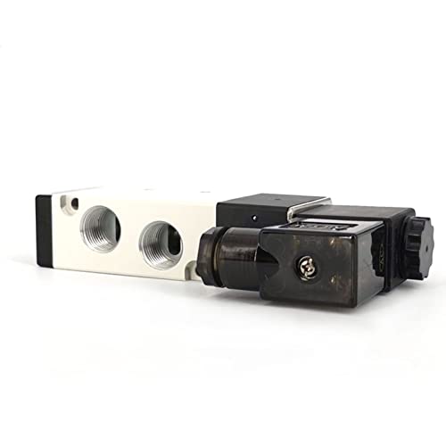 Solenoid Valve 3/8"PT Pneumatic AirTAC 4V310-10 Air 12V/24V/110V/220V Single Coil Pilot-Operated Electric 2 Position 5 Way Connection Type (4V310 PT3/8, AC110V) - size: 4V310 PT3/8, style: AC110V